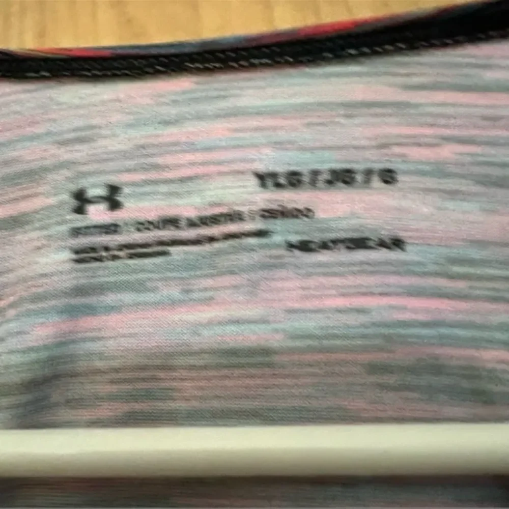 Under Armour Girls Tank Top – Multicolor Racerback – Size YLG (Youth Large) - Picture 3 of 3